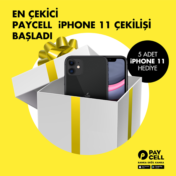 paycell le paycell den iphone 11 hediye